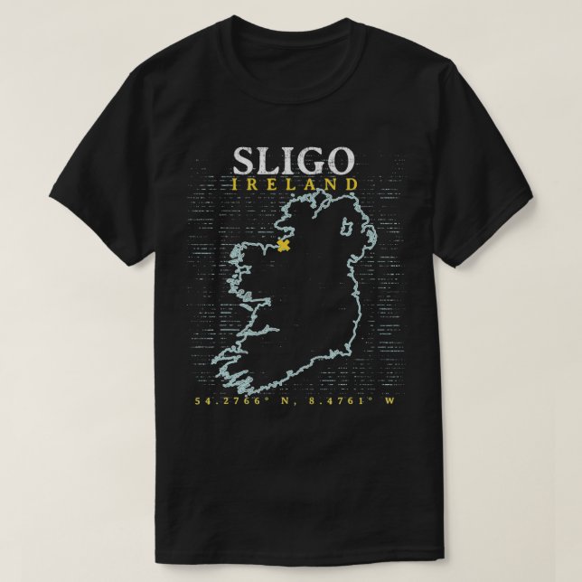 Sligo Ireland T Shirt (Design framsida)