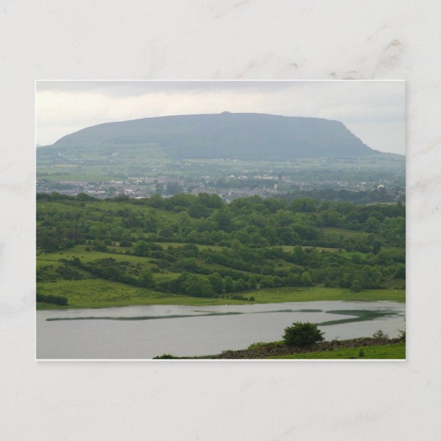 Sligo och Knocknara Vykort (Framsida)