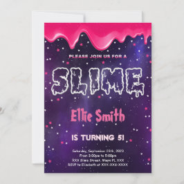 Slim födelsedagsinbjudan inbjudningar