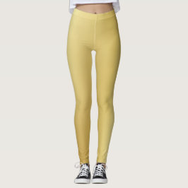 Slim utsökt mjuk guldgradient leggings