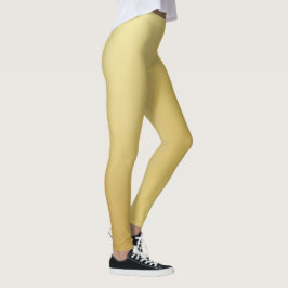 Slim utsökt mjuk guldgradient leggings