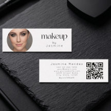 Slim Vit Ren Skönhet Professionell MUA Foto Qr