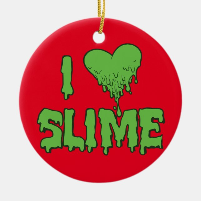 Slime Julgransprydnad Keramik (Framsidan)