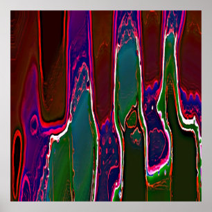 Slime Ken Gage Abstrakt Surrealism Poster