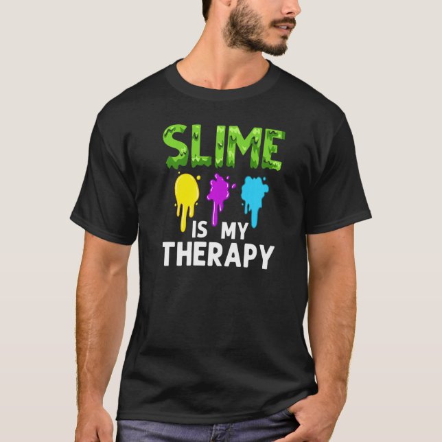 Slime Leksak Skapar Fluffy Maker Maskin Mixer T Shirt (Framsida)