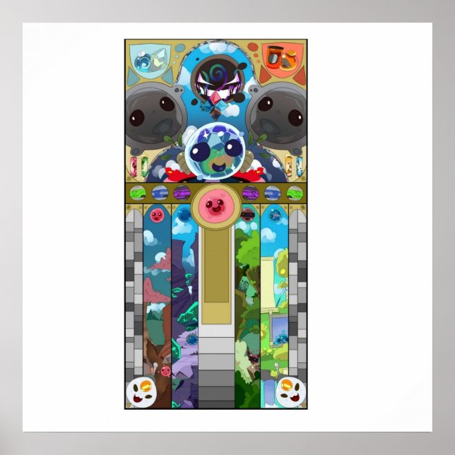 Slime Rancher-lagat glas Poster (Framsidan)