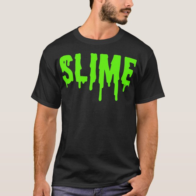 Slime Shirt Grönt Slime Gift Slime Gear Premium  T Shirt (Framsida)