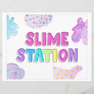 Slime Station-tecken   Tecken för fartyg Party   S