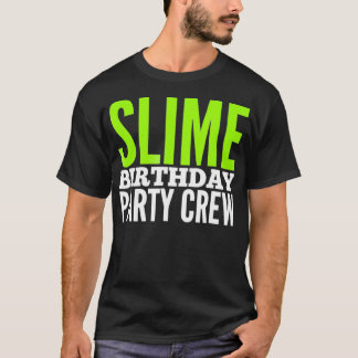 Slime Tee Shirts Slime Födelsedagsfest Crew Shirt