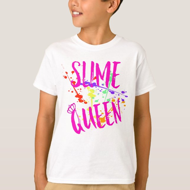 Slimedrottningskjortor & tillbehör tee (Framsida)