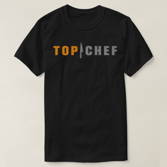 SlimFit Premium Chef-skjorta, av högsta Logotyp T Shirt (Design framsida)
