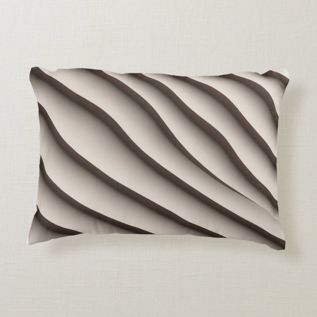 Slimmad 3D mönster Design Dekorativ kudde (Baksidan)