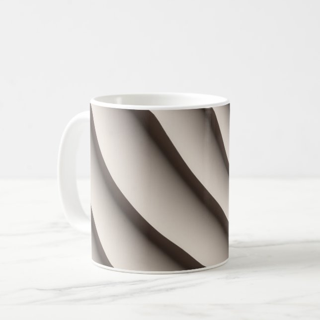 Slimmad 3D mönster Design Mugg (Framsida vänster)