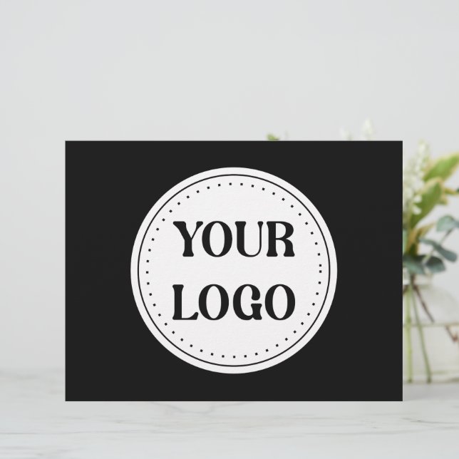 Slimmad, contemporary, polerad och anpassade. brevhuvud (Stående Fram)