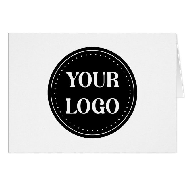 Slimmad, contemporary, polerad och anpassade hälsningskort (Framsidan Horizontal)