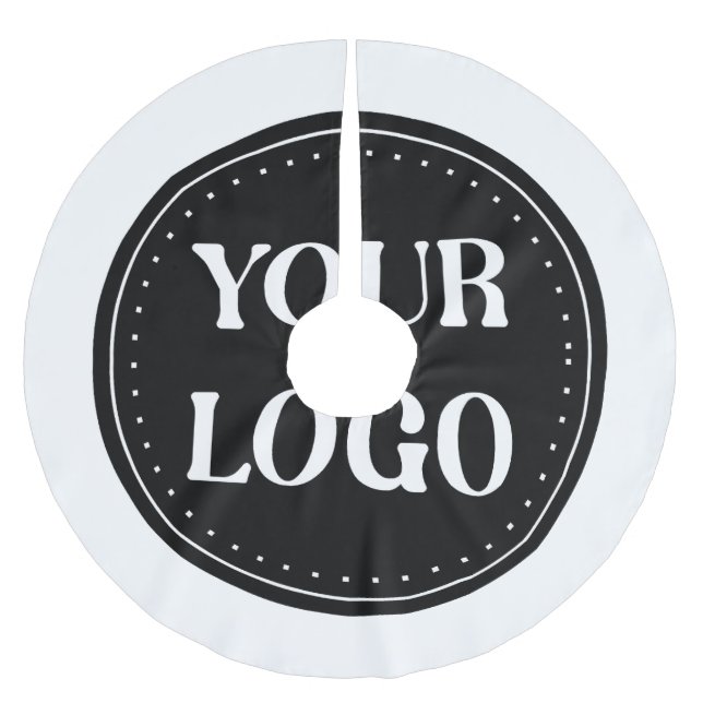 Slimmad, contemporary, polerad och anpassade julgransmatta borstad polyester (Framsidan)