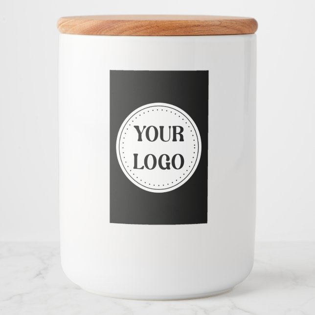 Slimmad, contemporary, polerad och anpassade. mat etikett (Framsida)