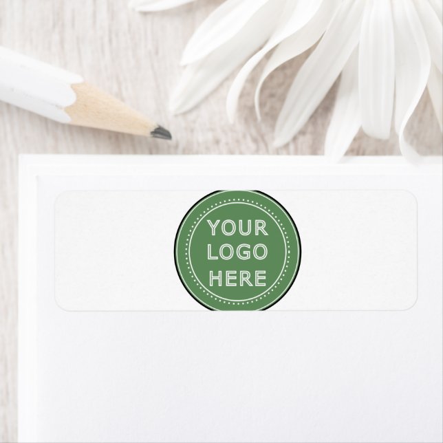 Slimmad, contemporary, polerad och anpassade. returadress etikett (Insitu)