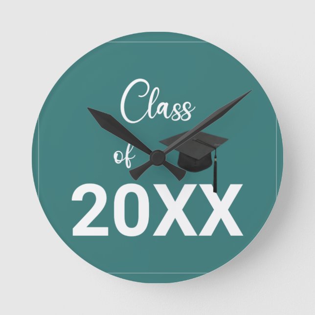 Slimmad, contemporary, polerad och anpassade. rund klocka (Framsida)