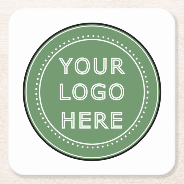 Slimmad, contemporary, polerad och anpassade. underlägg papper kvadrat (Framsidan)