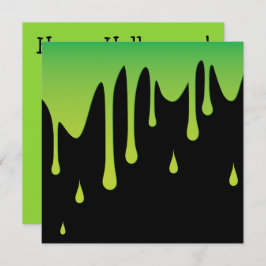 Slimmad droppe inbjudningar