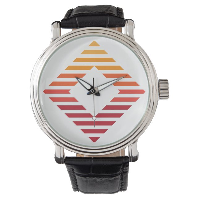 Slimmad, modern klocka designad med minimalistiskt (Framsida)