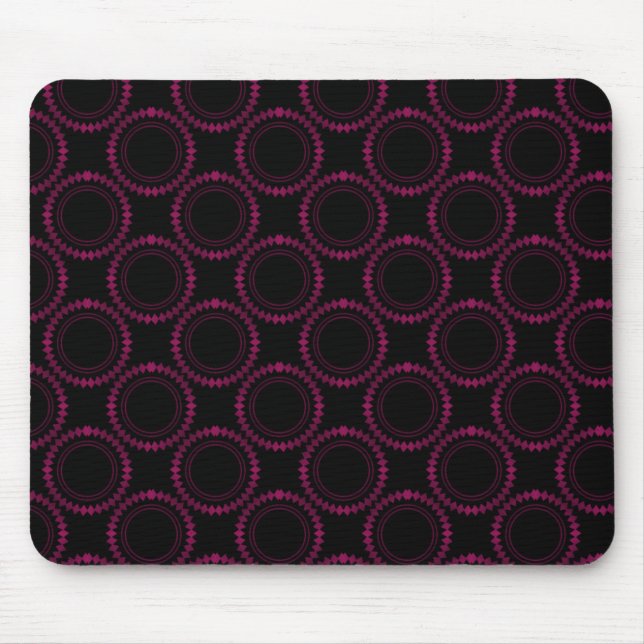 Slimmad och polerad Mousepad, Magenta Musmatta (Framsidan)