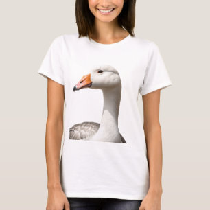 Slimmad och snyggt illustration av en gås t shirt