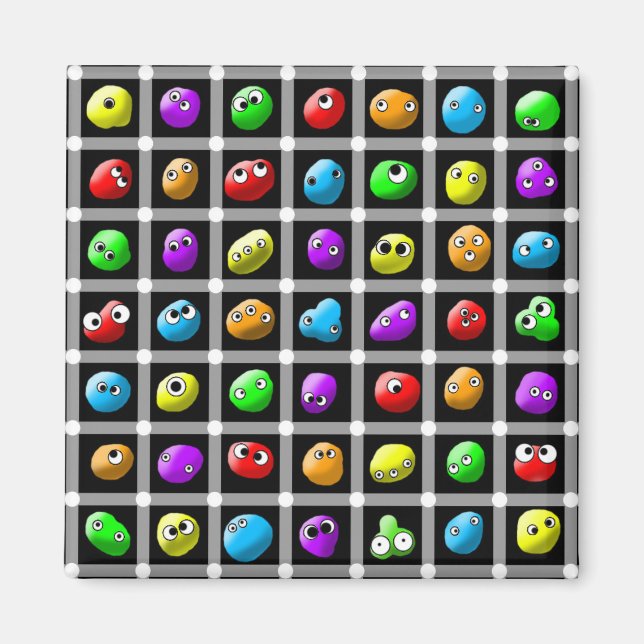 Slimmad pop! Stödrasternät Magnet (Framsidan)