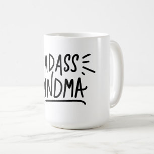 Slimmad sofistikering: Badass Grandma Kaffemugg