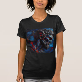 Slimmad T-shirt med konsuttryck -29