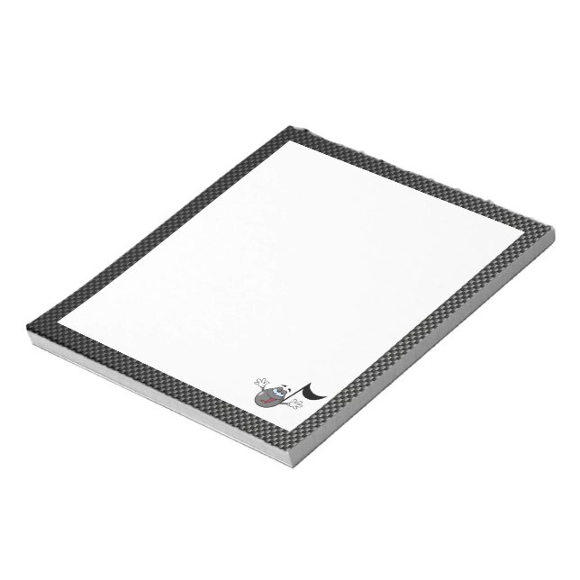 Slimmad Tecknad Music Note Anteckningsblock (Roterad)