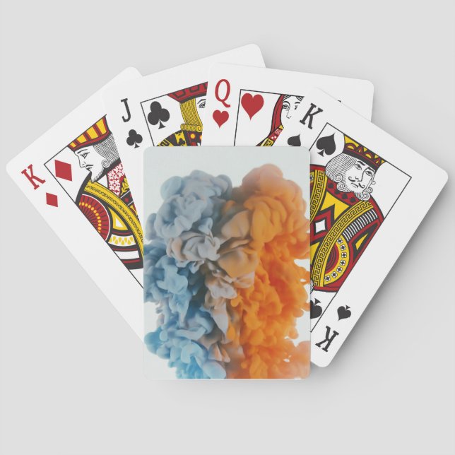 Slimmade artistiska uppspelningskort casinokort (Baksidan)