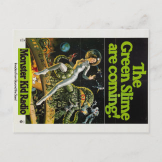 Slimmermonster från Monster Kid Radio Postcard Vykort
