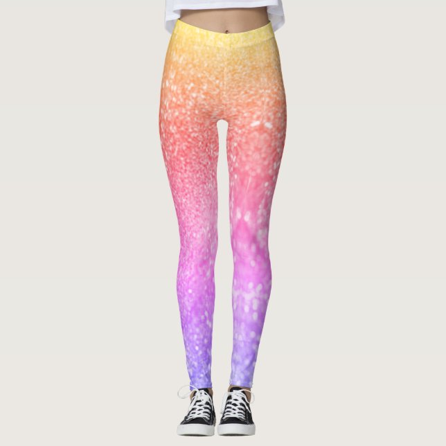 Slimming-färgning för Party/allt-över-tryck-laggni Leggings (Framsida)