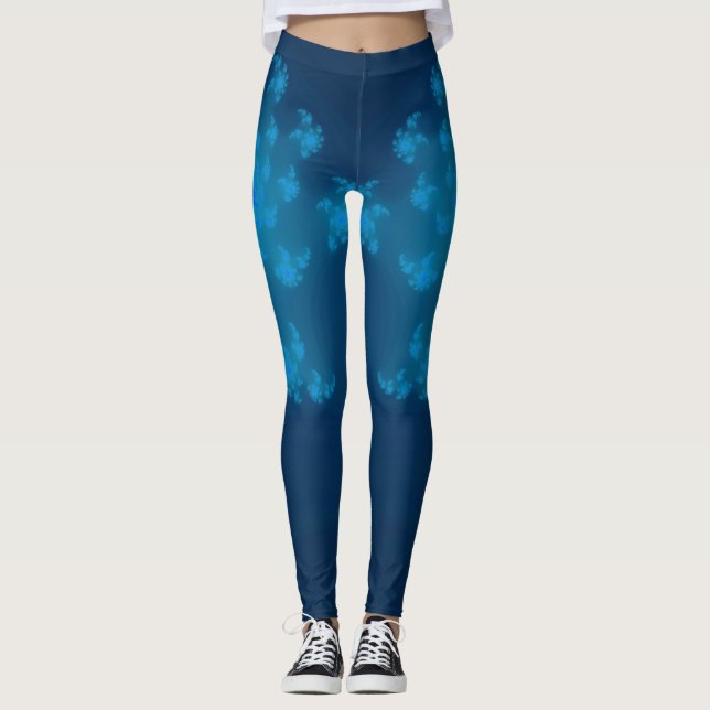 SLIMMING ~ Puffy Blues Leggings (Framsida)