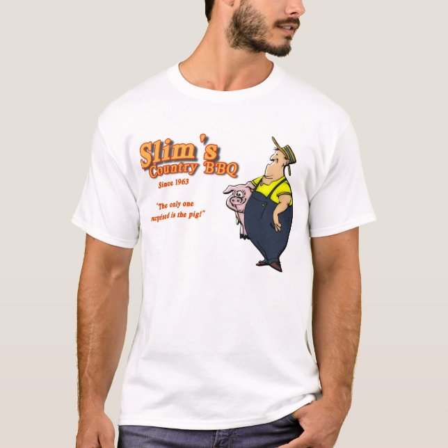Slims BBQ T Shirt (Framsida)