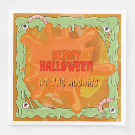 Slimy Halloween Napkin Pappersservett