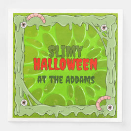 Slimy Halloween Pappersservett