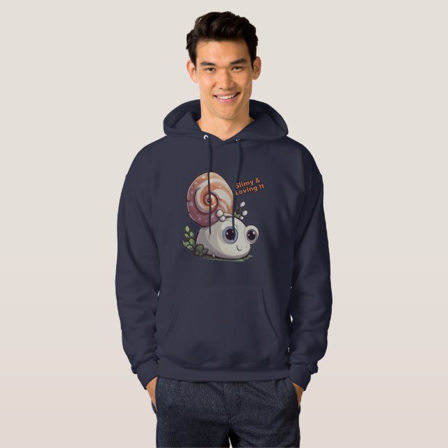Slimy och Loving It Hoodie (Hel framsida)