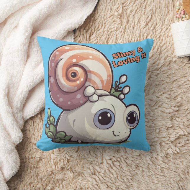 Slimy och Loving It Kudde (Filt)