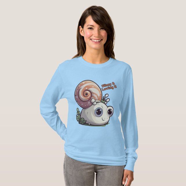 Slimy och Loving It T Shirt (Hel framsida)