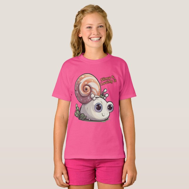 Slimy och Loving It T Shirt (Hel framsida)
