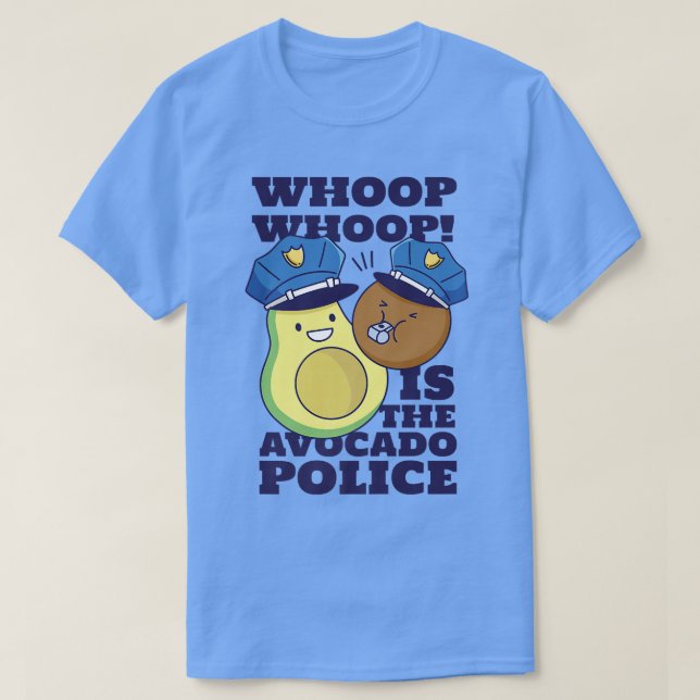Slinga är Avocado Polisfunny Coola T Shirt (Design framsida)