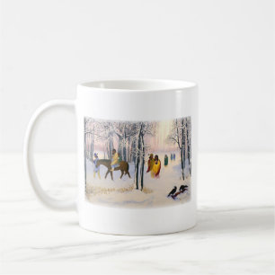 Slinga av tårarkonstmuggen kaffemugg