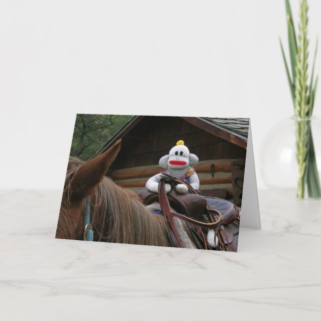Slingaapafödelsedag Kort (Framsida)