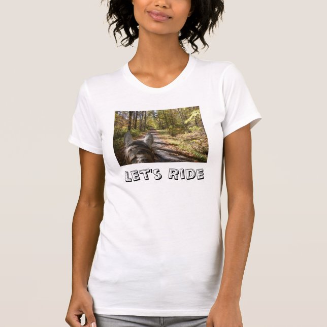 Slingaritten, l5At oss rida Tee Shirt (Framsida)