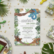 Slingra dig hit Födelsedagsfirande Orm Reptilälska