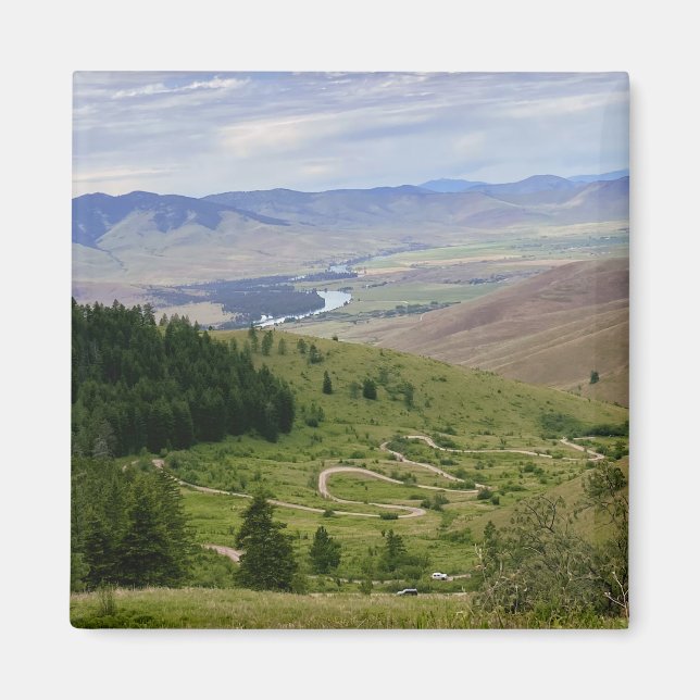 Slingrande väg magnet (Framsidan)