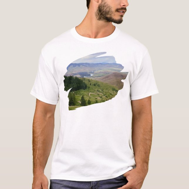 Slingrande väg t shirt (Framsida)